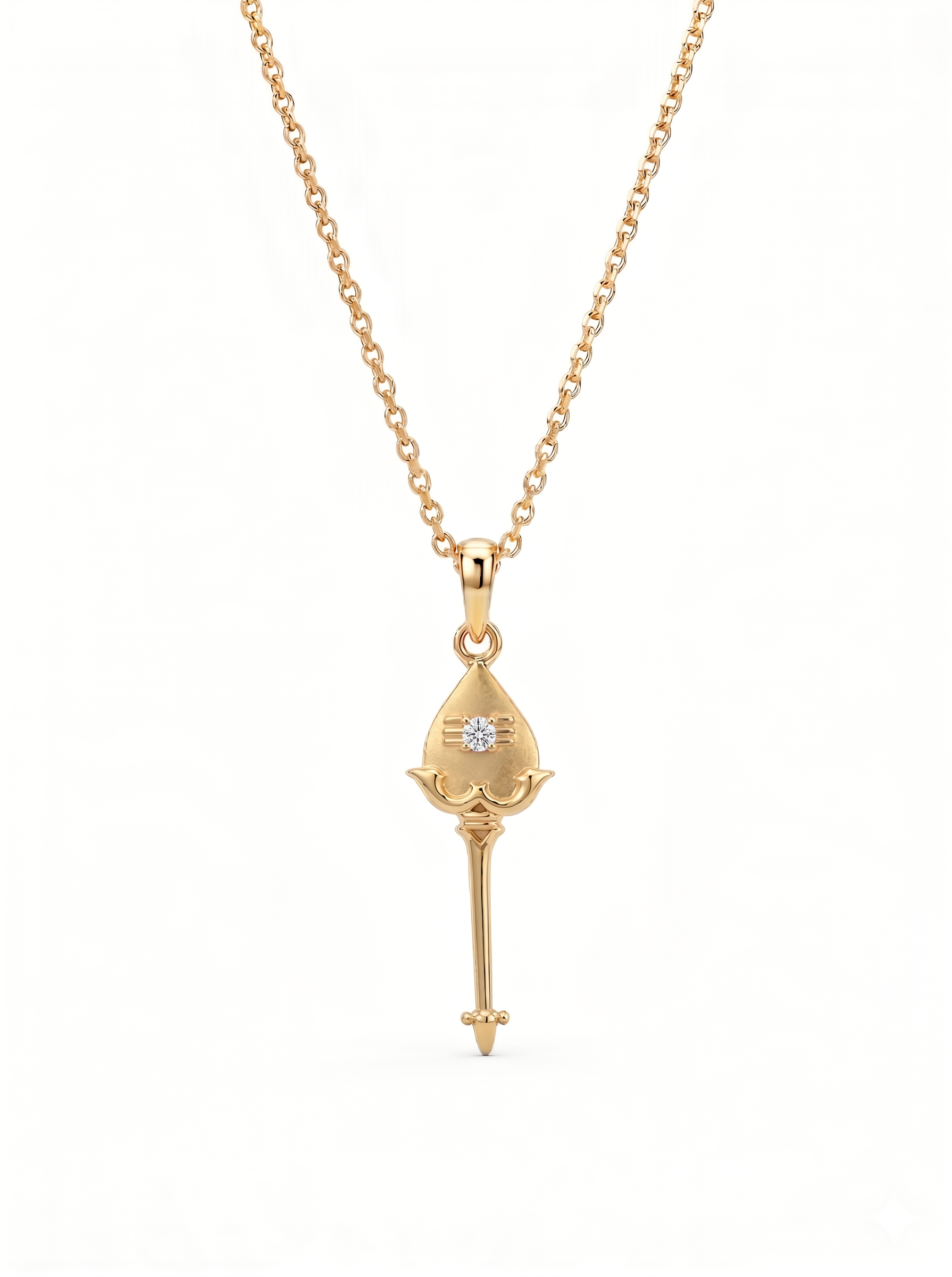 Vel Pendant with Diamond
